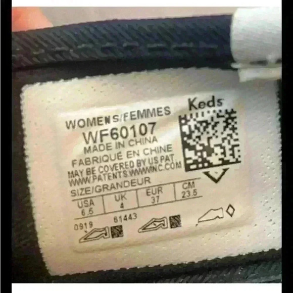 Keds X Kate Spade 	New York Double Decker Quilted Velvet Sneakers Sz 8.5 - Picture 7 of 7